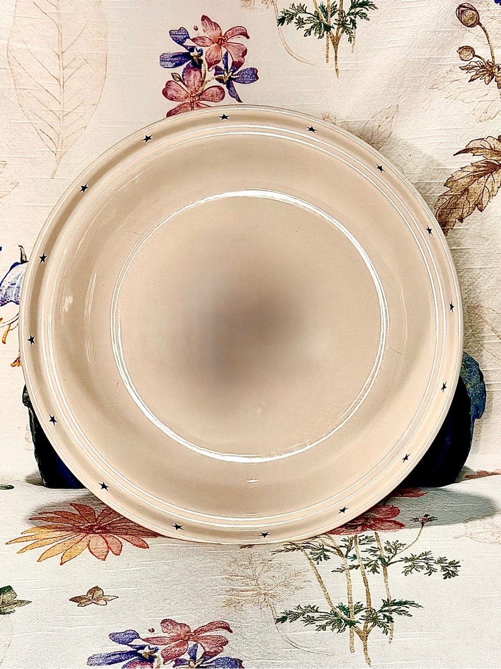 Longaberger Pottery ALL-AMERICAN 🎆🇺🇸🎆 Pie Plate - Picture 7 of 10
